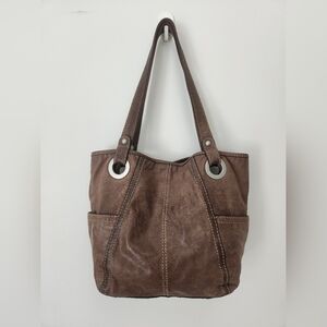 FOSSIL Genuine Leather Bag, Brown